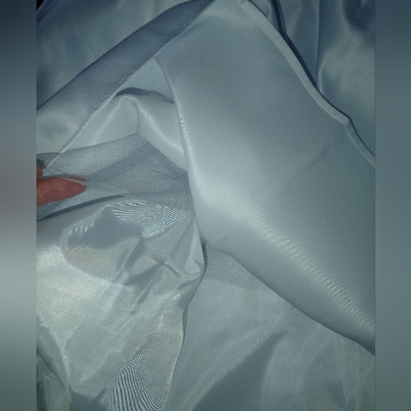 Dresses Sz 6 Girls White Pleated Satin Pocketed - Picture 15 of 16